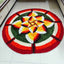 Readymade Round Rangoli Mat : 52 Inch - Ranglahari Creations