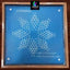 WJ1206 : 12 by 12 Wooden Square Rangoli Stencil - Ranglahari Creations