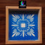 WA11 : 5 by 5 Small Wooden Square Rangoli Stencil - Ranglahari Creations