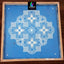 WJ2401 : 24 by 24 Wooden Square Rangoli Stencil Beautiful kolam stencil