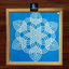WJ1609 : 16 by 16 Sikku Kolam Stencil - Ranglahari Creations