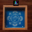 WA28 : 5 by 5 Small Wooden Square Rangoli Stencil - Ranglahari Creations