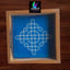 WA31 : 5 by 5 Small Wooden Square Rangoli Stencil - Ranglahari Creations