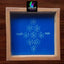 WA35 : 5 by 5 Small Wooden Square Rangoli Stencil - Ranglahari Creations