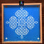 WJ1225 : Sikku Kolam Rangoli Stencil 12 Inch - Ranglahari Creations