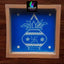WA41 : 5 by 5 Small Wooden Square Rangoli Stencil - Ranglahari Creations