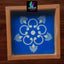 WA45 : 5 by 5 Small Wooden Square Rangoli Stencil - Ranglahari Creations