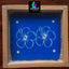 WA46 : 5 by 5 Small Wooden Square Rangoli Stencil - Ranglahari Creations
