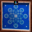 W205 : 20 by 20 Wooden Square Rangoli Stencil - Ranglahari Creations