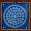 WJ2414 : Ananta Loop Big Kolam Stencil 24 By 24 Inch