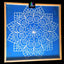 WJ3003 : Big Mandala Kolam Stencil : 30 inch - Ranglahari Creations