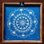 WJ1227 : Mandala Kolam Rangoli Stencil 12 inch - Ranglahari Creations
