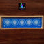 W6 : Sunflower Kolam Border Rangoli Stencil - Ranglahari Creations