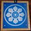 Ashtadala Yantra Kolam Stencil Y14 : Eight Petals of Divine Energy