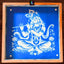 Bhagwan Krishna Kolam Stencil