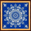 Big Free Hand Kolam Stencil