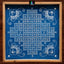 Biggest Floral Corner Kolam Stencil : 40 Inch