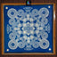 WJ2412 : Classic Kanya Big Kolam Stencil 24 By 24 Inch