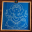 Ganesha Face Kolam Stencil Y09 : Auspicious Beginnings for Every Home