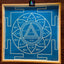 Kali Mandala Yantra Kolam Stencil Y17 : Sacred Circle of Power and Protection