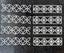 RRS06: Plastic Readymade Border Rangoli Set 8pcs Square - Ranglahari Creations