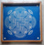 WJ2405 : 24 by 24 Wooden Square Rangoli Stencil - Ranglahari Creations