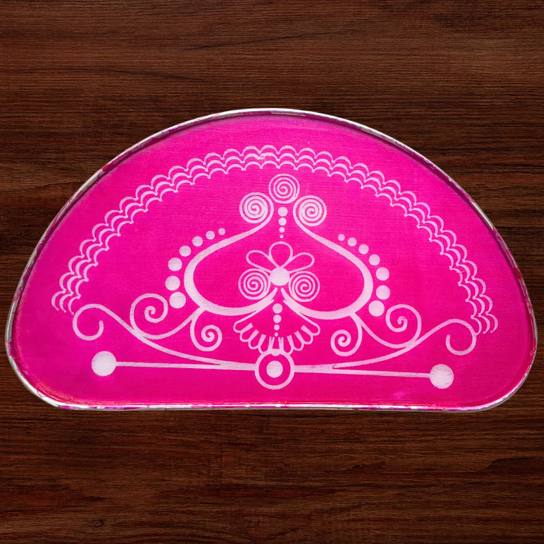 Half Circle Rangoli Stencil