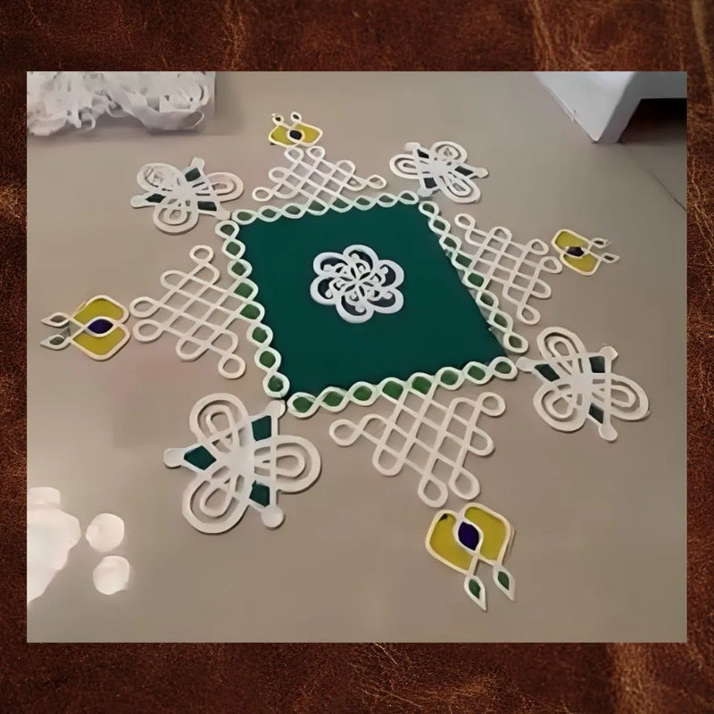 Weekly Rangoli Set Ranglahari Creations – Kolam Rangoli Stencils And Akhand Diya Store