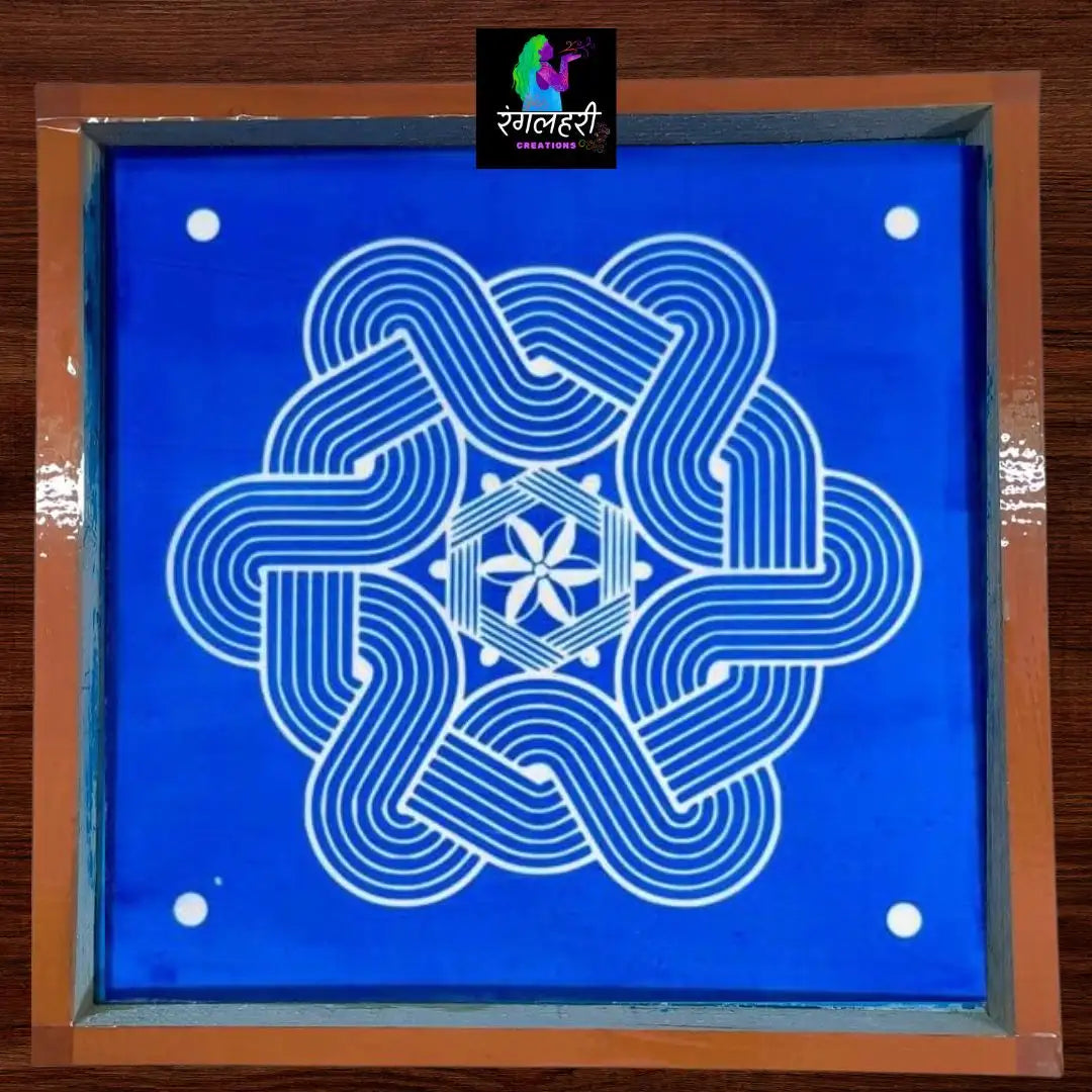 Chikku Kolam Stencil | Kolam Rangoli stencils