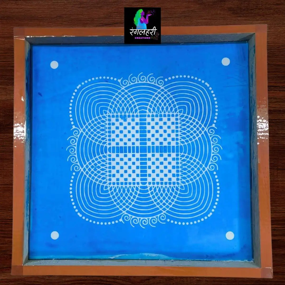 Padi Kolam Wooden Stencil Main image