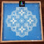 WJ2401 : 24 by 24 Wooden Square Rangoli Stencil - Ranglahari Creations