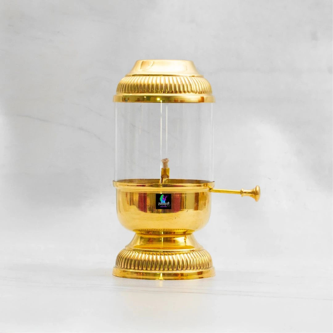 Small Akhand Diya with Adjustable Baati Main image