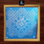 WJ1603 : 16 by 16 Wooden Square Rangoli Stencil - Ranglahari Creations