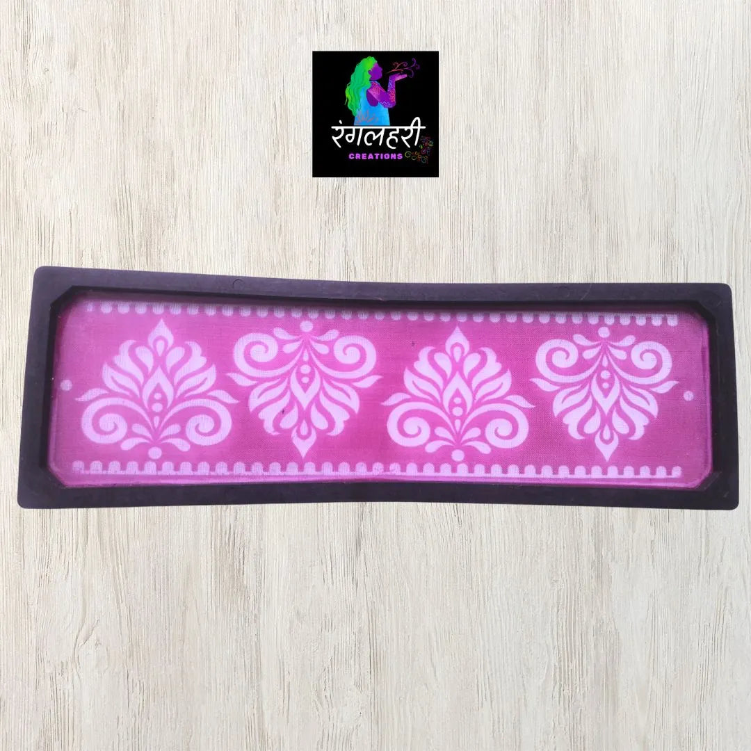 Plastic Border Rangoli Stencil Main image