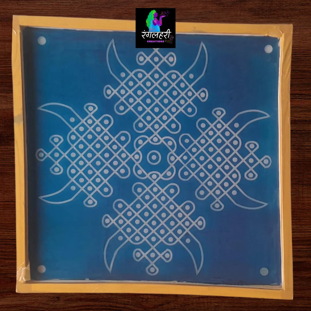 W1404 : Kolam Stencil 14 by 14 Inch Main image