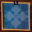 W1404 : Kolam Stencil 14 by 14 Inch Wooden Square Rangoli Stencil - Ranglahari Creations
