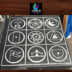 Biggest Navagraha Kolam Stencil : 40 Inch