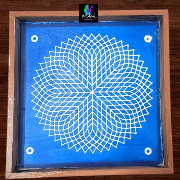 Big Sahatradal Kamal Kolam Stencil | Biggest Sahatradal Kamal Kolam Stencil