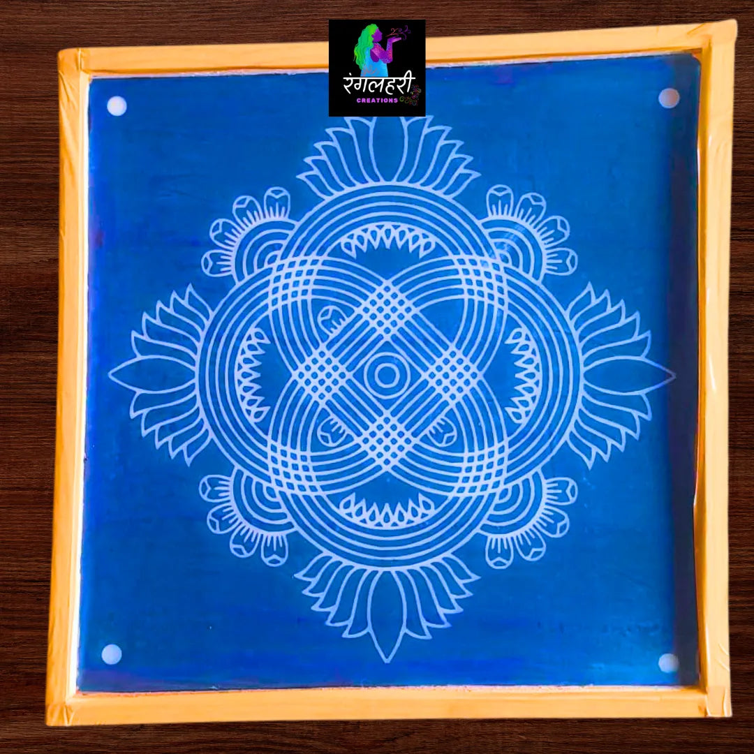 W1406 : Kolam Stencil 14 by 14 Inch Main image