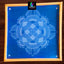W1406 : Kolam Stencil 14 by 14 Inch Wooden Square Rangoli Stencil - Ranglahari Creations