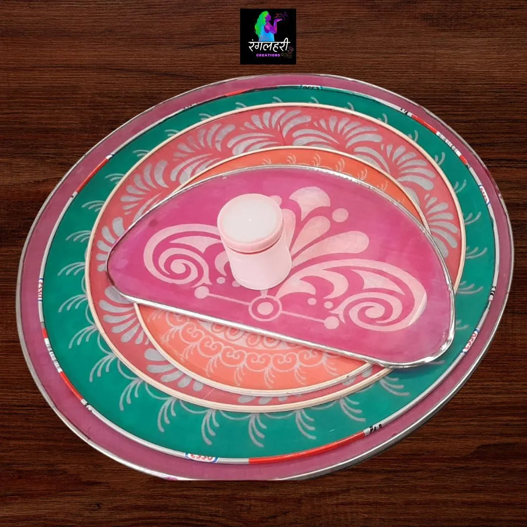 Metal Rangoli Border Set of 6pcs Main image