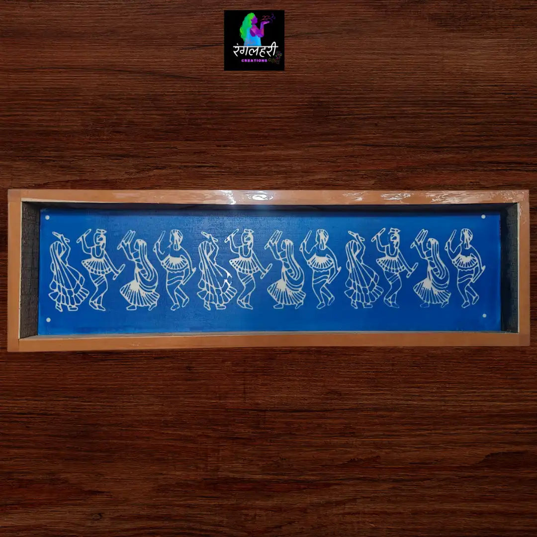 Gujrathi Garba Border Rangoli Stencil Main image