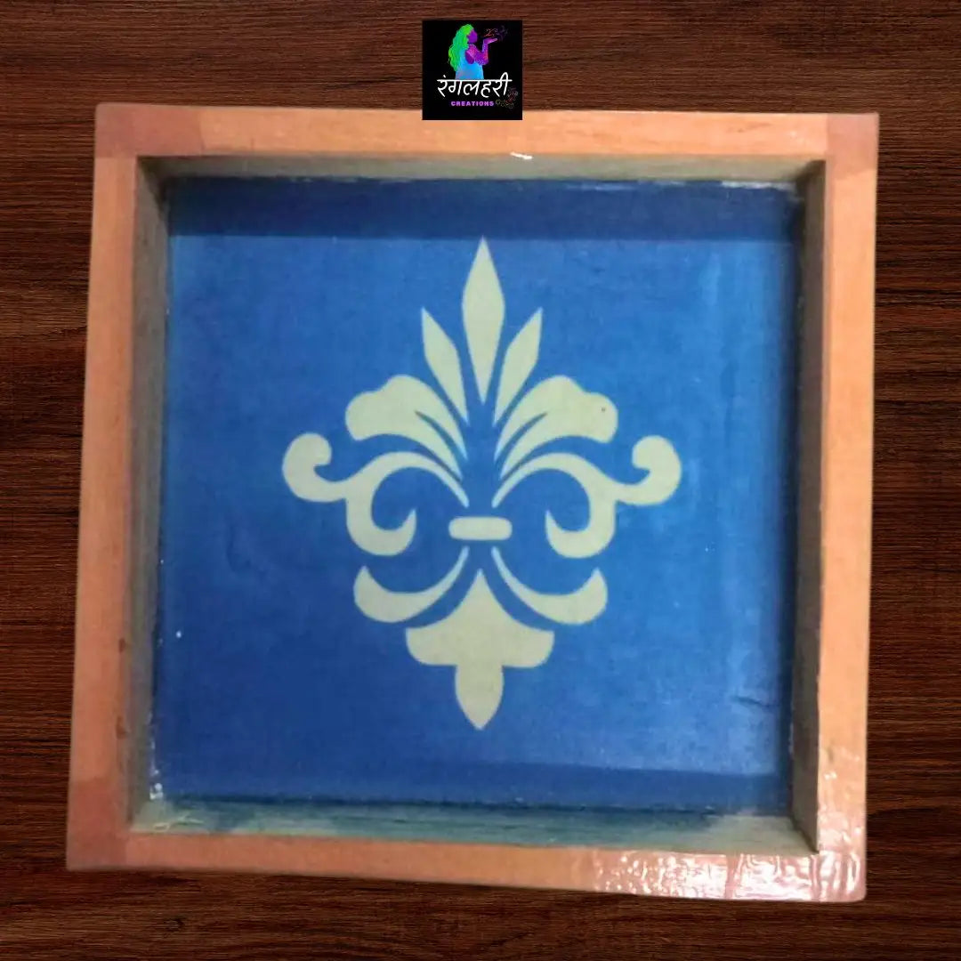 Small Flower Rangoli Stencil Main image
