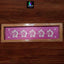 W52 : Hibiscus Flower Border Rangoli Stencil - Ranglahari Creations