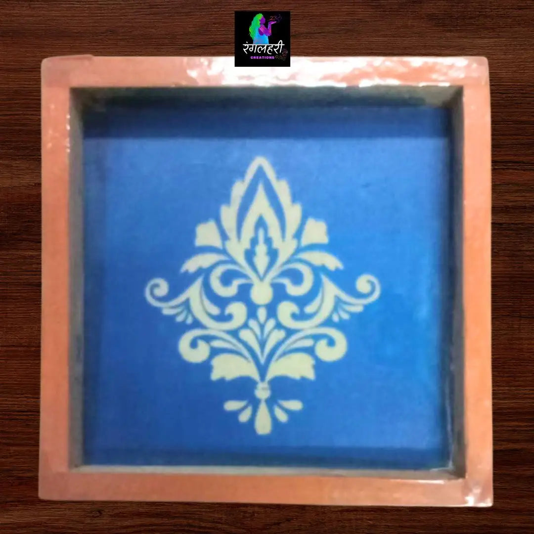 Small Beautiful Rangoli Stencil Main image
