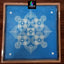 WJ1211 : 12 by 12 Wooden Square Rangoli Stencil