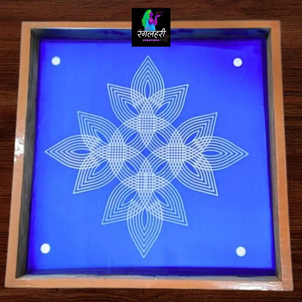 Kolam Wooden Stencil