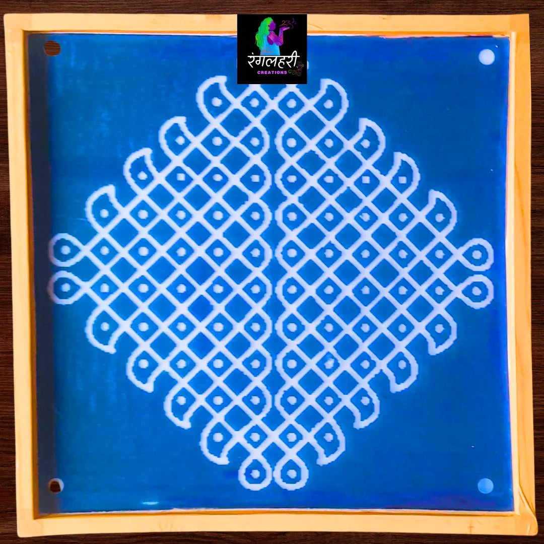 W1405 : Kolam Stencil 14 by 14 Inch Main image