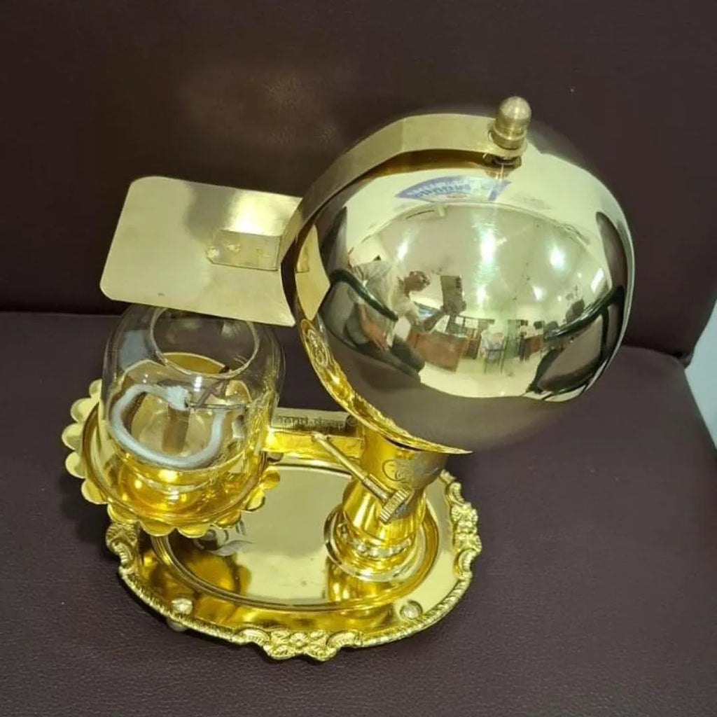 Ghee Akhand Diya With Wick Lifting