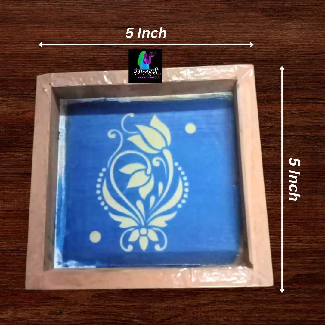 WA52 : 5 by 5 Small Lotus Tree Stencil Secondary image